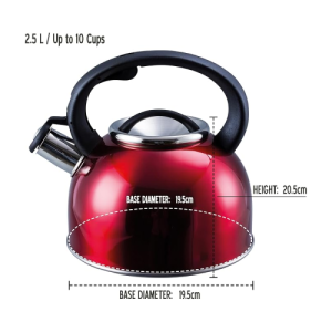 Liberty Leisure Red 2.5 Litre Whistling Kettle